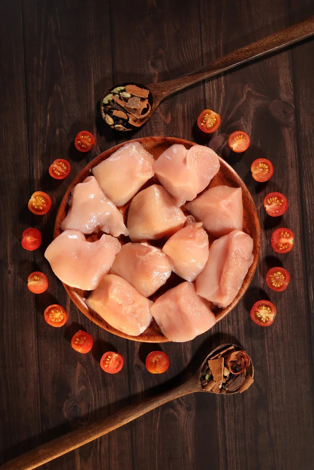 Premium Chicken Breast Cubes/ Tikka Cut - Whole Meat