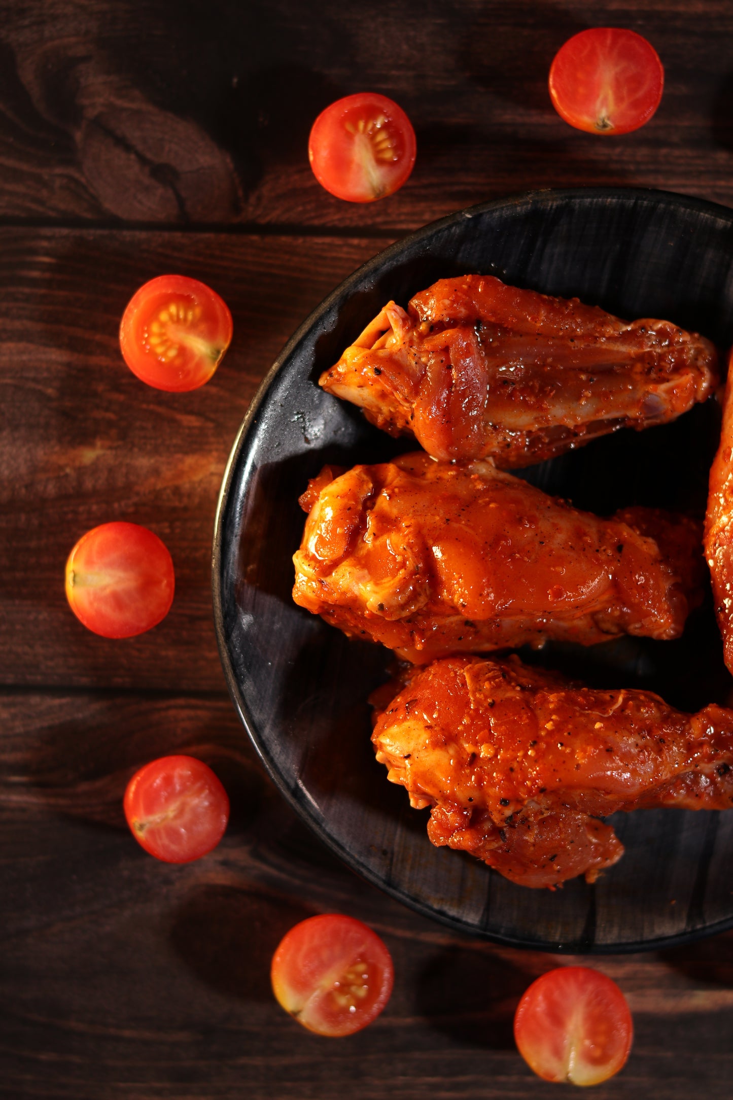 Marinated BBQ Chipotle Wings