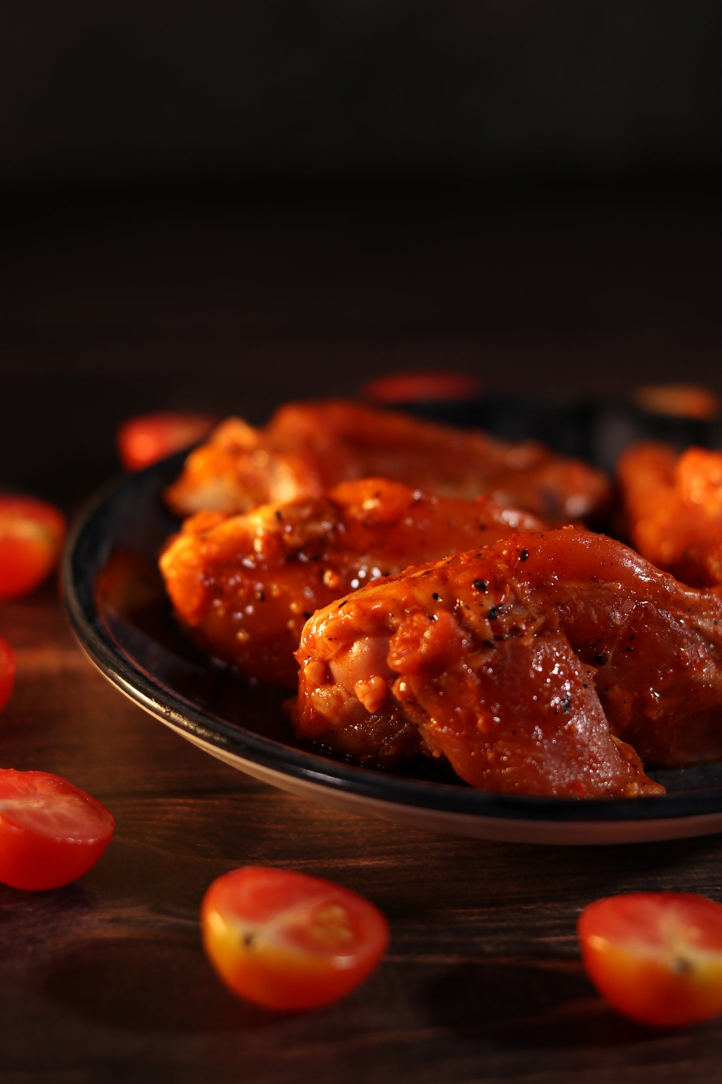 Marinated BBQ Chipotle Wings